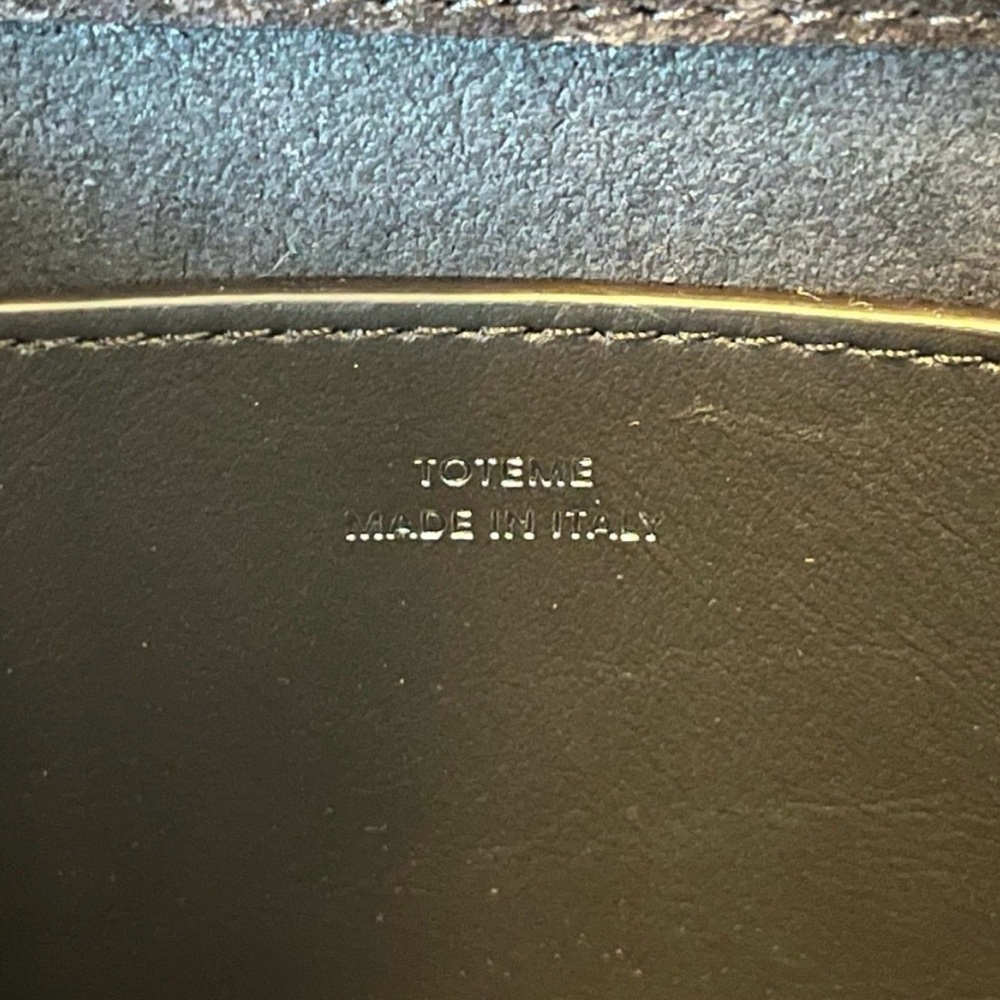 NWT Toteme T-Lock Suede Clutch in Espresso - Picture 7 of 15